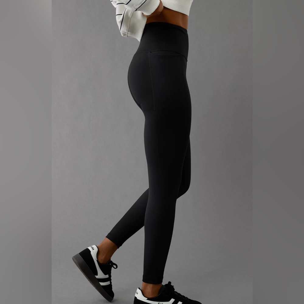 AE The Everything High-Waisted Pocket Legging with Pockets in Charcoal Size XS